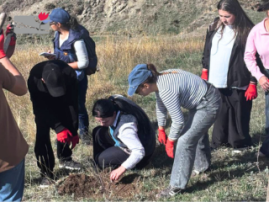 Students in Agroforest